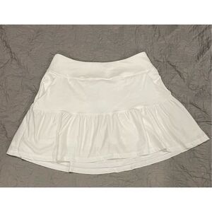 Adidas White Tennis Skort Athletic Medium Stretch New